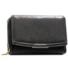 Portfel, czarny, skóra ekologiczna, Peterson