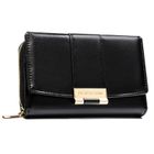 Portfel, czarny, skóra ekologiczna, Peterson