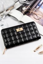 Portfel, czarny, skóra ekologiczna, Rovicky