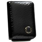 Portfel, czarny, skóra naturalna i ekologiczna, Peterson