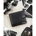 Portfel, czarny, skórzany, 4U Cavaldi