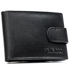 Portfel, czarny, skórzany, 4U Cavaldi