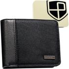 Portfel, czarny, skórzany, Peterson