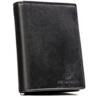 Portfel, czarny, skórzany, Peterson