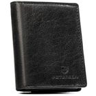 Portfel, czarny, skórzany, Peterson
