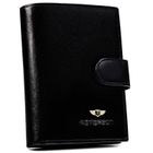 Portfel, czarny, skórzany, RFID, Peterson