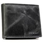 Portfel, czarny, skórzany, RFID, Peterson