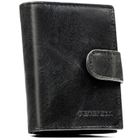 Portfel, czarny, skórzany, RFID, Peterson