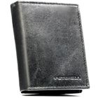 Portfel, czarny, skórzany, RFID, Peterson