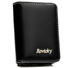 Portfel, czarny, skórzany, RFID, Rovicky