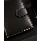 Portfel, czarny, skórzany, Ronaldo