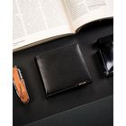 Portfel, czarny, skórzany, Ronaldo