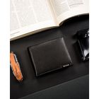 Portfel, czarny, skórzany, Ronaldo