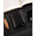 Portfel, czarny, skórzany, Ronaldo