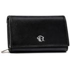 Portfel, czarny, skórzany, Rovicky