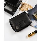 Portfel, czarny, skórzany, Rovicky