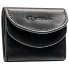 Portfel, czarny, skórzany, Rovicky