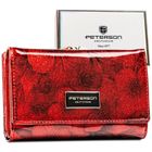 Portfel, czerwony, RFID, Peterson