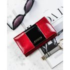 Portfel, czerwony, skórzany, 4U Cavaldi