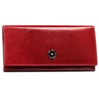 Portfel, czerwony, skórzany, Peterson