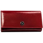 Portfel, czerwony, skórzany, Peterson