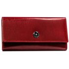 Portfel, czerwony, skórzany, Peterson