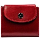 Portfel, czerwony, skórzany, Peterson