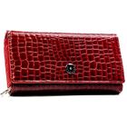 Portfel, czerwony, skórzany, Peterson