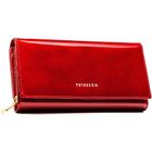 Portfel, czerwony, skórzany, Peterson