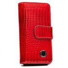 Portfel, czerwony, skórzany, Peterson