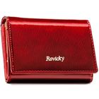 Portfel, czerwony, skórzany, Rovicky