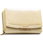 Portfel, ecru, skóra ekologiczna, RFID, Peterson