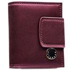 Portfel, fioletowy, skóra naturalna i ekologiczna, Peterson