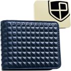 Portfel, granatowy, skóra ekologiczna, Peterson