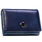 Portfel, granatowy, skóra ekologiczna, RFID, Peterson