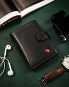 Portfel męski, skórzany, Peterson