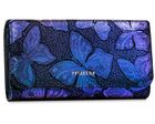 Portfel, niebieski, skórzany, Peterson