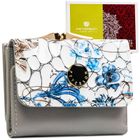 Portfel, niebieski, skórzany, Peterson