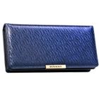 Portfel-piórnik, granatowy, skóra ekologiczna, RFID, Rovicky