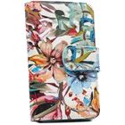 Portfel, skórzany, kwiatowy wzór, Peterson