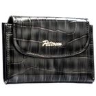 Portfel, szary, skóra ekologiczna, Peterson