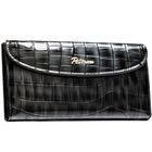 Portfel, szary, skóra ekologiczna, Peterson