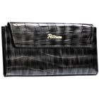 Portfel, szary, skóra ekologiczna, Peterson