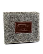 Portfel, szary, skórzany, Forever Young