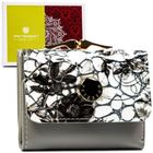 Portfel, szary, skórzany, Peterson