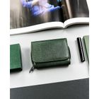 Portfel, zielony, skóra ekologiczna, 4U Cavaldi