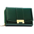 Portfel, zielony, skóra ekologiczna, Peterson