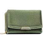 Portfel, zielony, skóra ekologiczna, RFID, Peterson