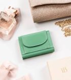 Portfel, zielony, skórzany, Peterson