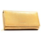 Portfel, złoty, skórzany, Peterson